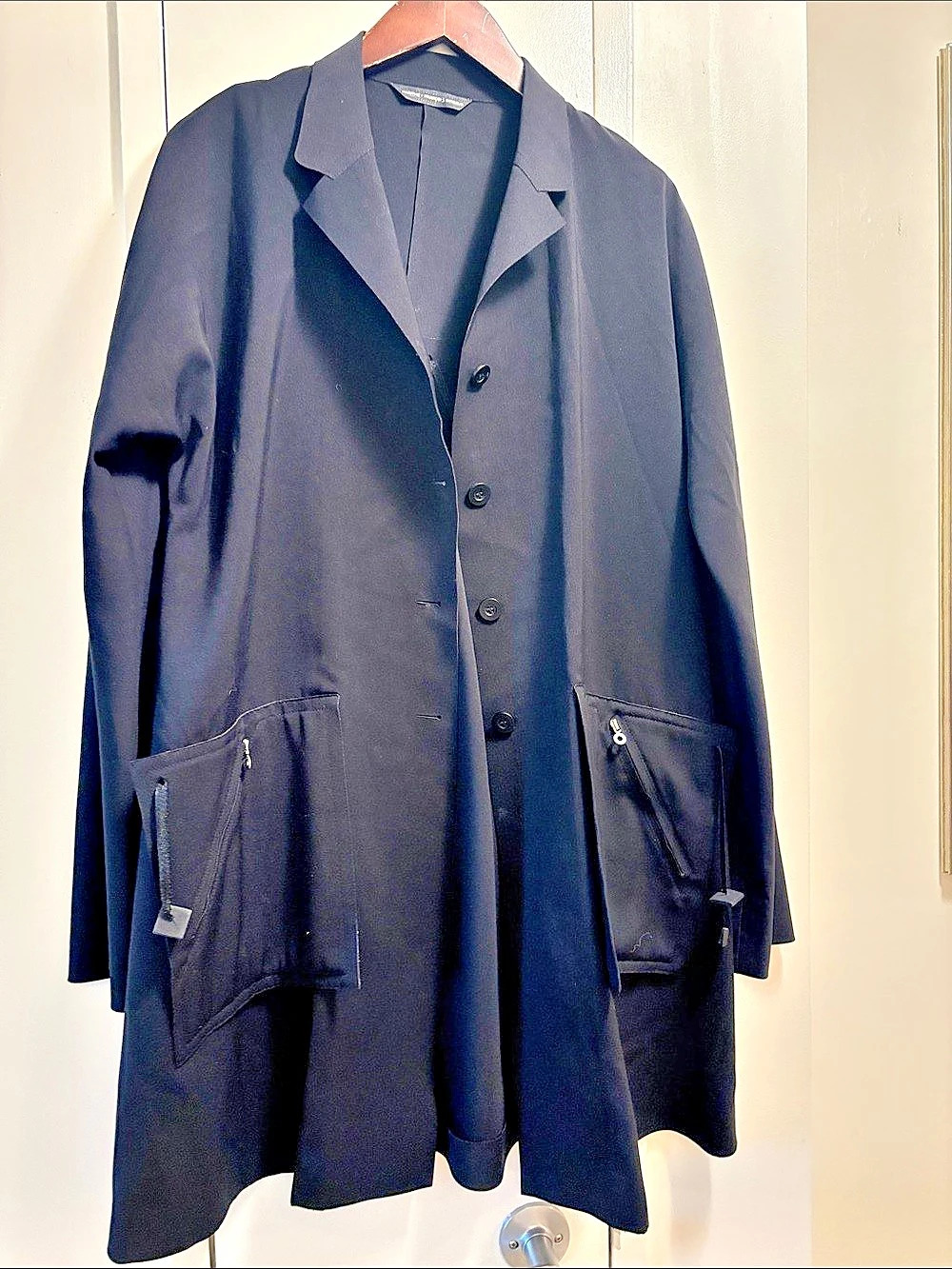 Marithé François Girbaud Black Trench Coat
